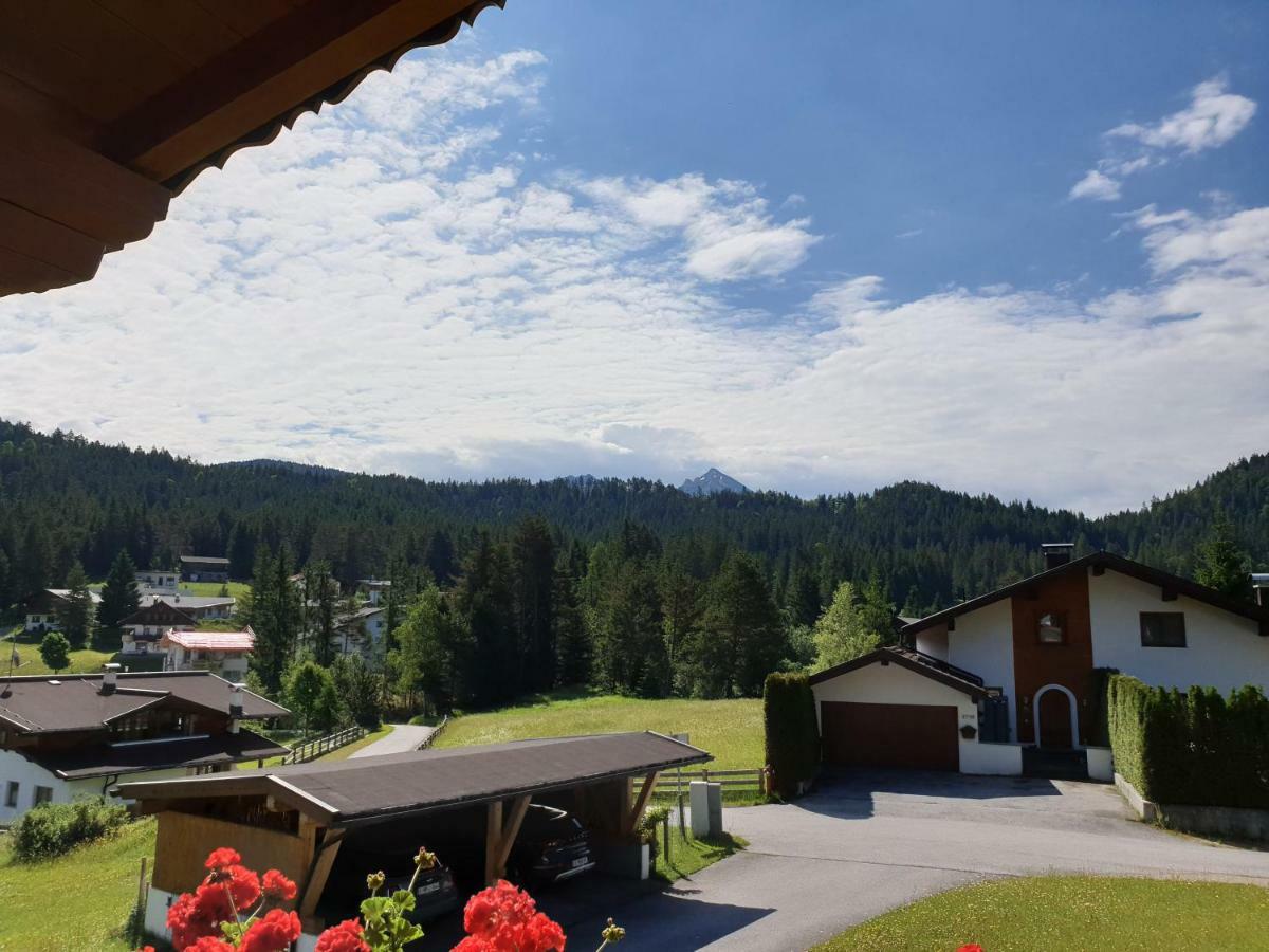 Apartmán Haus Schiefer Leutasch Exteriér fotografie
