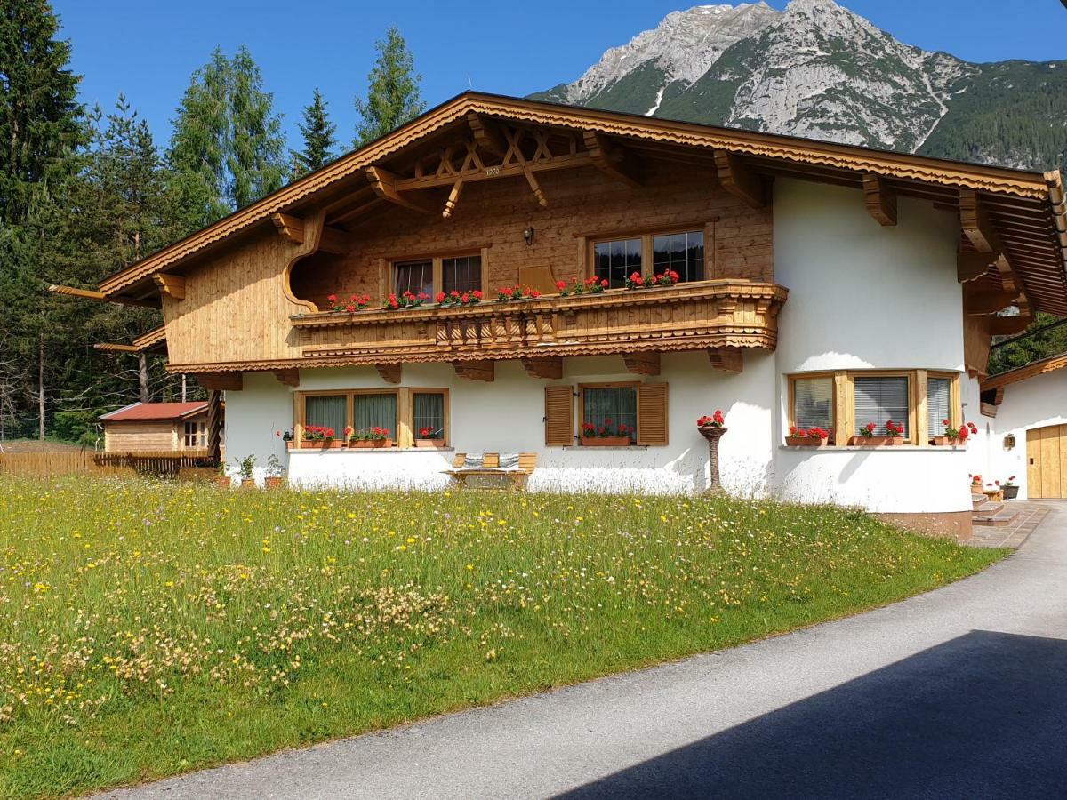 Apartmán Haus Schiefer Leutasch Exteriér fotografie
